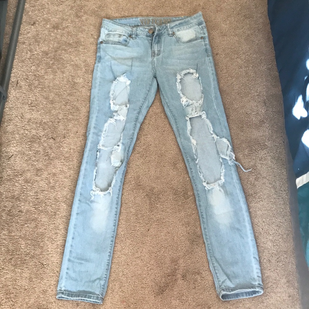 Light blue jeans